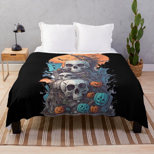 Item preview, Skull Skeletons and Graveyard Tomb Moon Bat Night designed and sold by Yellowriversss.