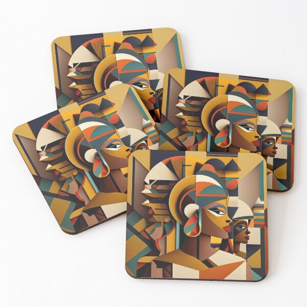Item preview, African Tribe Bauhaus Design designed and sold by ArtificialGenes.