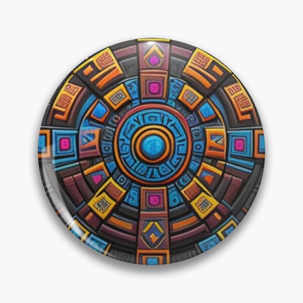 Artikelvorschau, Buntes Indianer Aztekenmuster  entworfen und verkauft von homestylemarket.