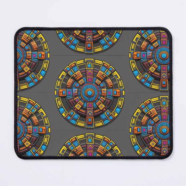 Artikelvorschau, Buntes Indianer Aztekenmuster  entworfen und verkauft von homestylemarket.
