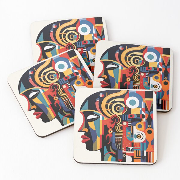 Item preview, African Tribe Bauhaus Design designed and sold by ArtificialGenes.