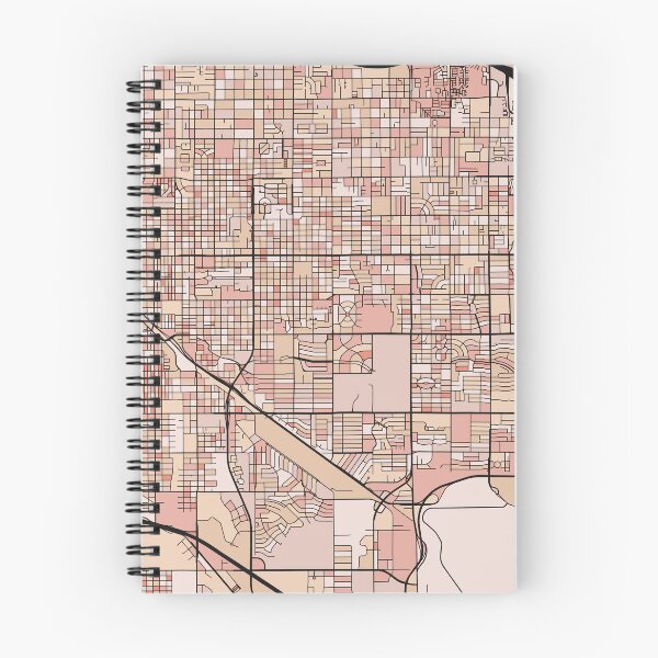 Item preview, Patrón de mapa de Tucson en pasteles de color rosa suave designed and sold by PatternMaps.