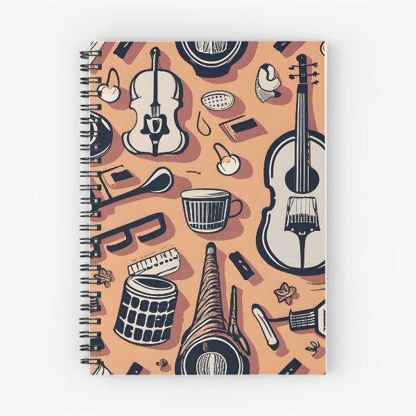 Item preview, Seamless pattern Musical instruments designed and sold by deviatepolo.