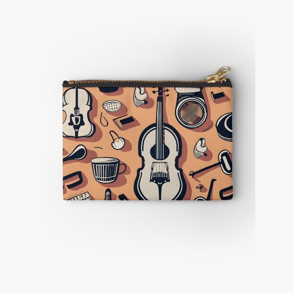 Item preview, Seamless pattern Musical instruments designed and sold by deviatepolo.