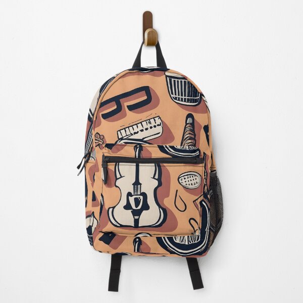 Item preview, Seamless pattern Musical instruments designed and sold by deviatepolo.