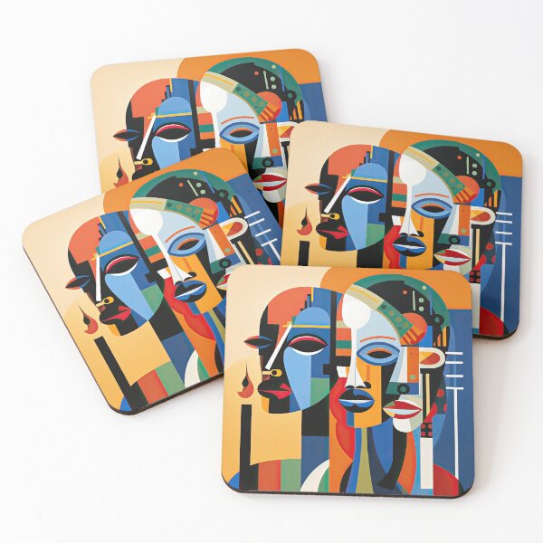 Item preview, African Tribe Bauhaus Design designed and sold by ArtificialGenes.