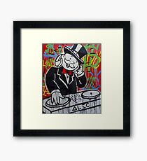 DJ Rich Uncle Pennybags Framed Print