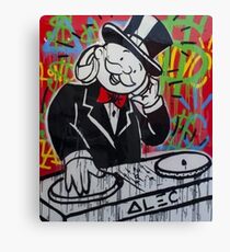 DJ Rich Uncle Pennybags Canvas Print