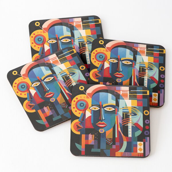 Item preview, African Tribe Bauhaus Design designed and sold by ArtificialGenes.