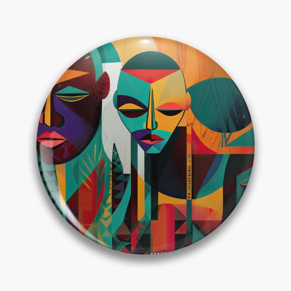 Item preview, African Tribe Bauhaus Design designed and sold by ArtificialGenes.