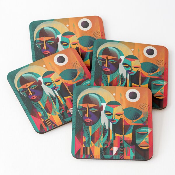 Item preview, African Tribe Bauhaus Design designed and sold by ArtificialGenes.