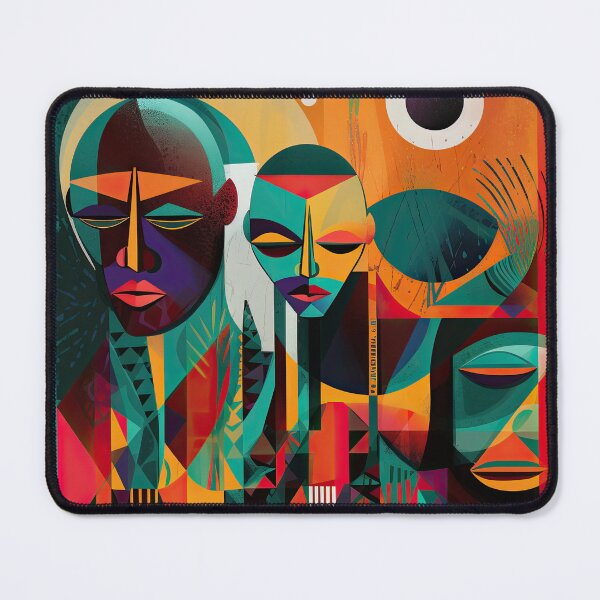 Item preview, African Tribe Bauhaus Design designed and sold by ArtificialGenes.