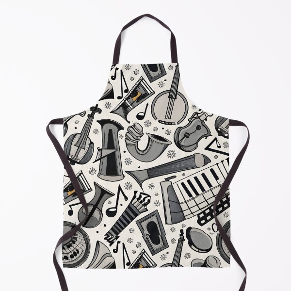 Item preview, Seamless pattern Musical instruments designed and sold by deviatepolo.