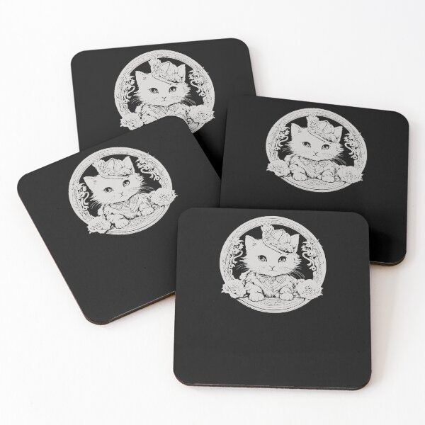 Item preview, Elegant Little Kitten - Grey designed and sold by Soulemotion.