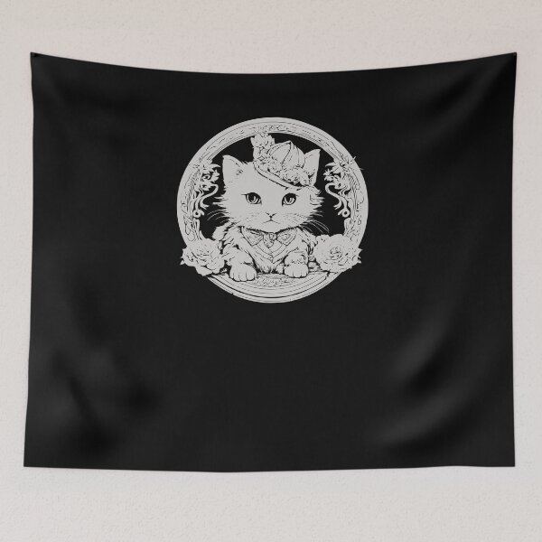 Item preview, Elegant Little Kitten - Grey designed and sold by Soulemotion.