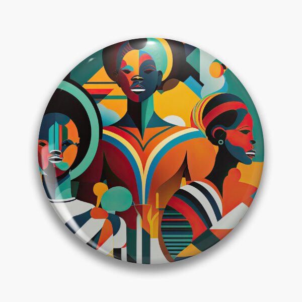 Item preview, African Tribe Bauhaus Design designed and sold by ArtificialGenes.