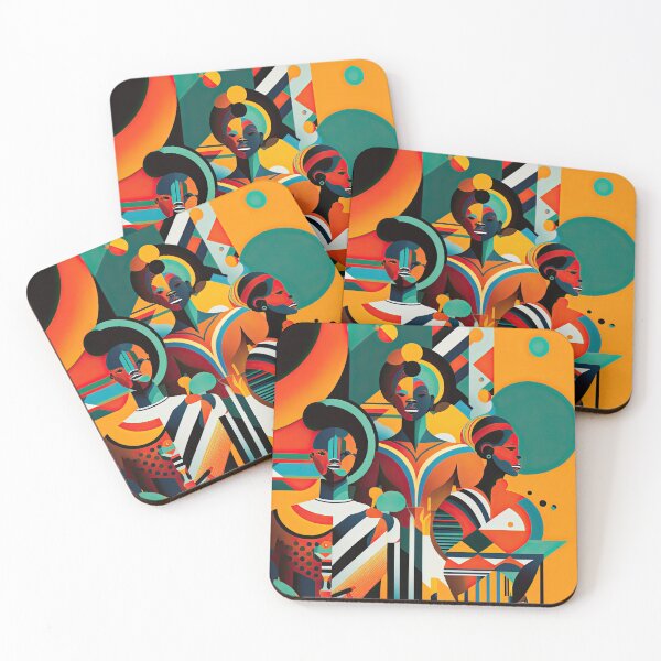 Item preview, African Tribe Bauhaus Design designed and sold by ArtificialGenes.