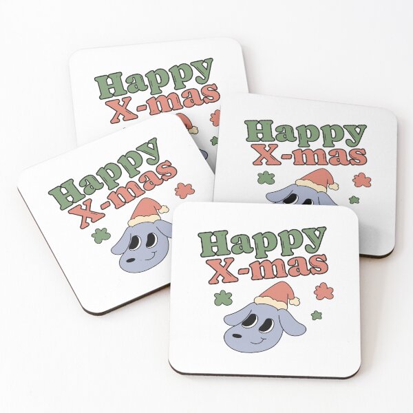 Item preview, happy Christmas Santa dog groovy retro vintage funny family xmas time  designed and sold by TNwandesignart.