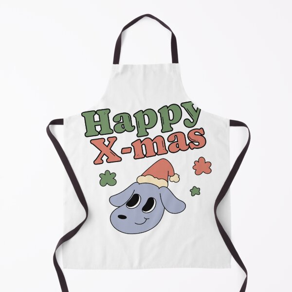 Item preview, happy Christmas Santa dog groovy retro vintage funny family xmas time designed and sold by TNwandesignart.
