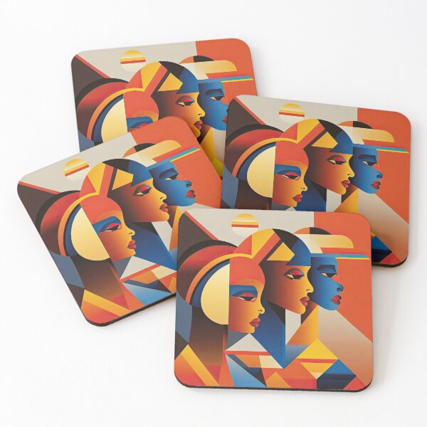 Item preview, African Tribe Bauhaus Design designed and sold by ArtificialGenes.