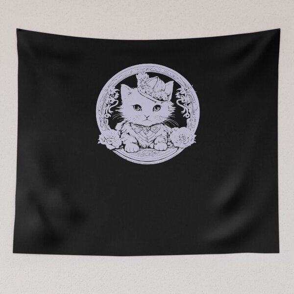 Item preview, Elegant Little Kitten - Light Purple designed and sold by Soulemotion.