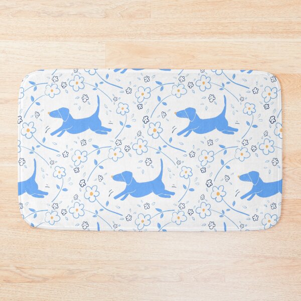 Item preview, Doxie and daisies pattern designed and sold by Bohe.mie.an.