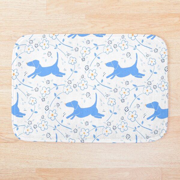 Item preview, Doxie and daisies pattern designed and sold by Bohe.mie.an.
