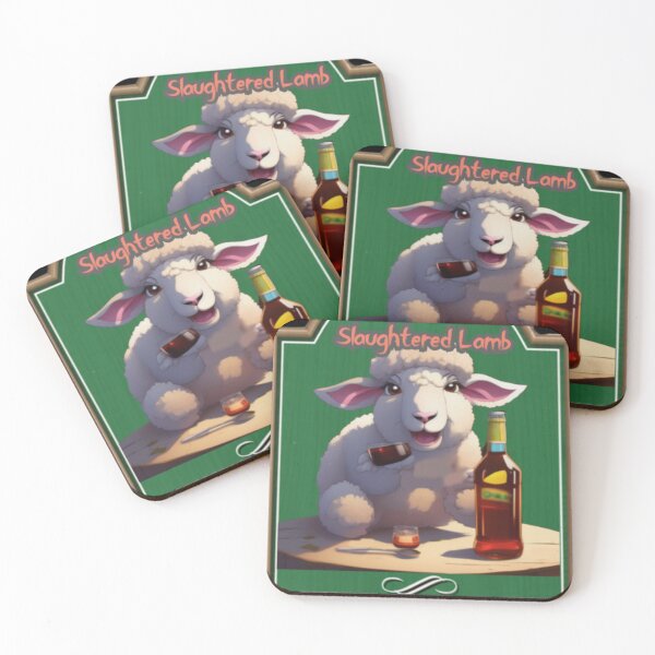 Item preview, Pub Signs: The Slaughtered Lamb designed and sold by halibutgoatramb.