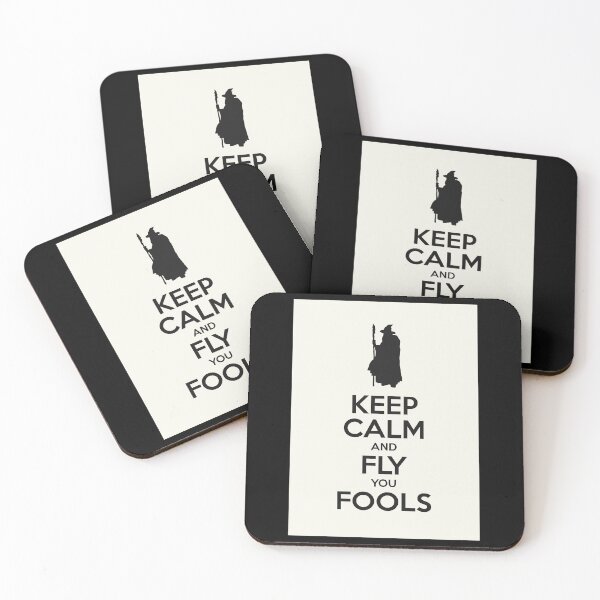 Item preview, Keep Calm Quotes Famous Sci-Fi Grey Wizard Dragon Dungeon designed and sold by crosby-childs.