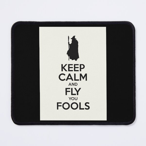 Item preview, Keep Calm Quotes Famous Sci-Fi Grey Wizard Dragon Dungeon designed and sold by crosby-childs.