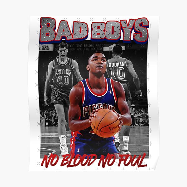 Detroit Pistons Unframed Bad Boys Poster