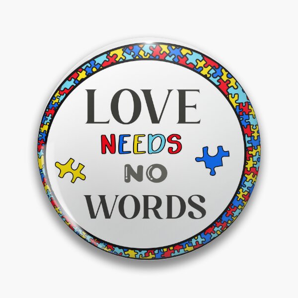 Item preview, Love needs no words.  Autism. Limitation of educational opportunities. designed and sold by Anastasiia Yurevych.
