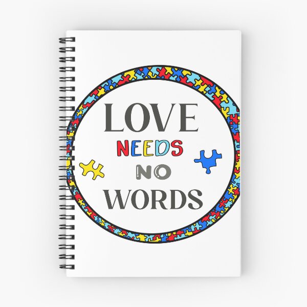 Item preview, Love needs no words.  Autism. Limitation of educational opportunities. designed and sold by Anastasiia Yurevych.