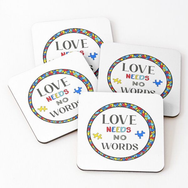 Item preview, Love needs no words.  Autism. Limitation of educational opportunities. designed and sold by Anastasiia Yurevych.