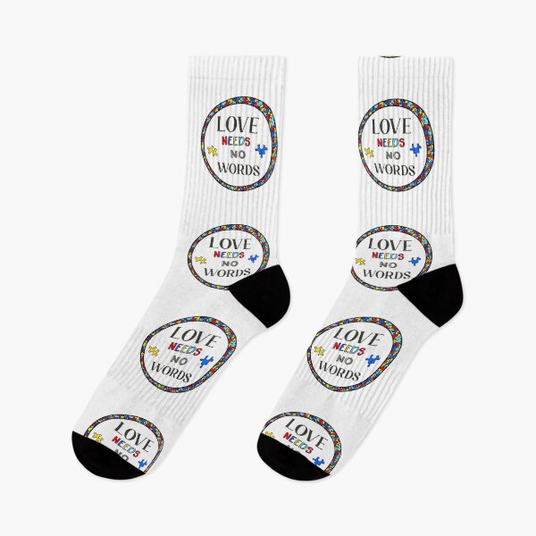 Item preview, Love needs no words.  Autism. Limitation of educational opportunities. designed and sold by Anastasiia Yurevych.