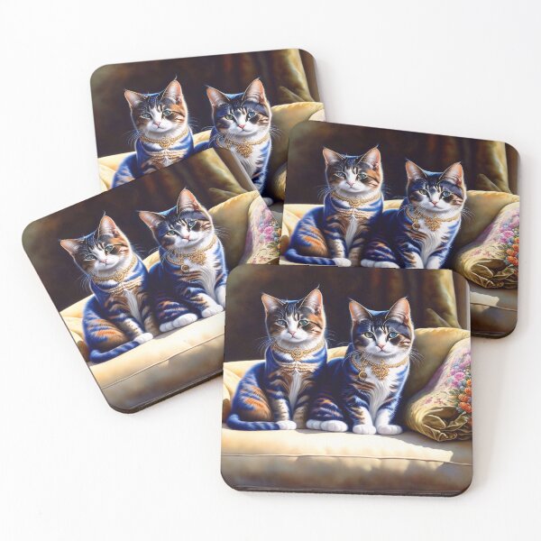 Item preview, A cats on a sofa designed and sold by M-Y-A-R-T-.