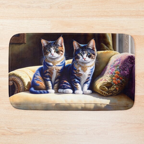 Item preview, A cats on a sofa designed and sold by M-Y-A-R-T-.