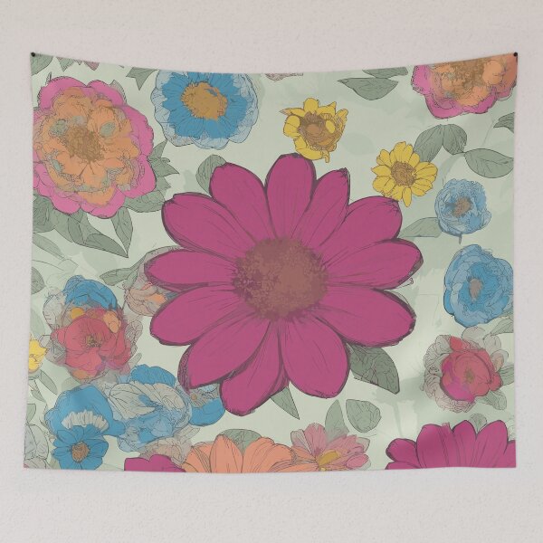 Item preview, Flower seamless pattern  designed and sold by PBDigitalHub.