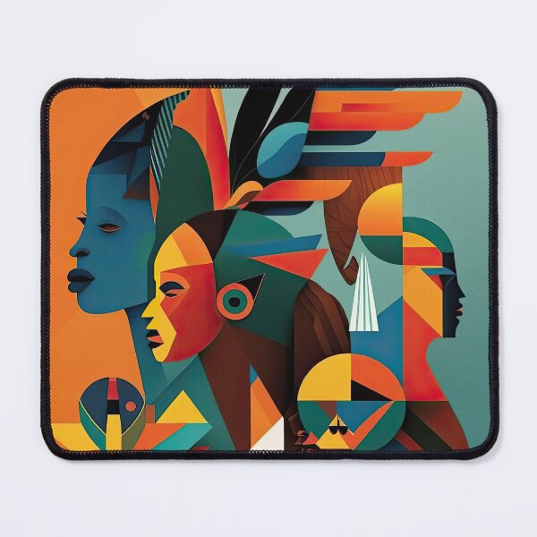 Item preview, African Tribe Bauhaus Design designed and sold by ArtificialGenes.