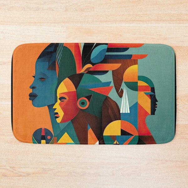 Item preview, African Tribe Bauhaus Design designed and sold by ArtificialGenes.