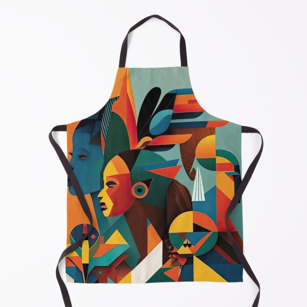 Item preview, African Tribe Bauhaus Design designed and sold by ArtificialGenes.
