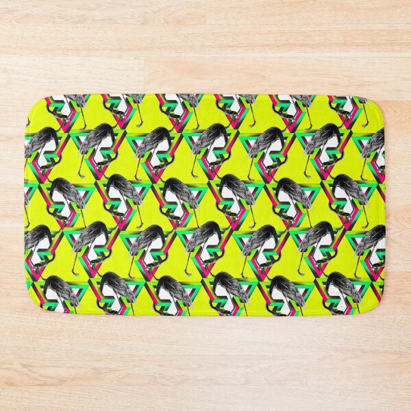 Item preview, 3D, Flamingo, chains ,rainbow ,black ,colorful ,geometric ,stars, space ,wallpaper designed and sold by letsgow8th.