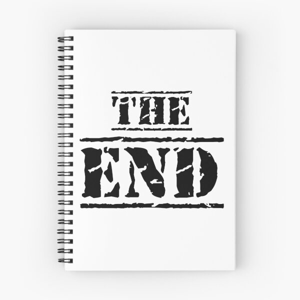 Item preview, The End  designed and sold by BehaveBookishly.