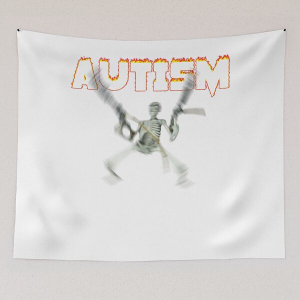 Item preview, Autism Skeleton Meme Classic designed and sold by alleahsairino.