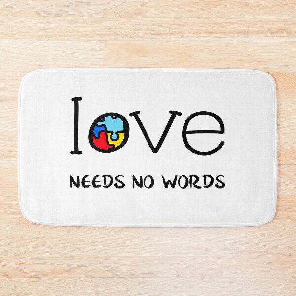 Item preview,  Love needs no words.  Autism. Limitation of educational opportunities. designed and sold by Anastasiia Yurevych.
