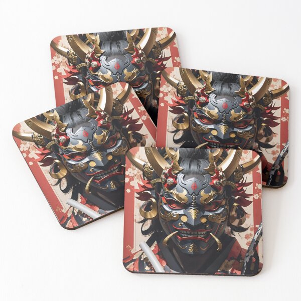 Item preview, Hannya mask with 2 katanas designed and sold by Chemikal1993.