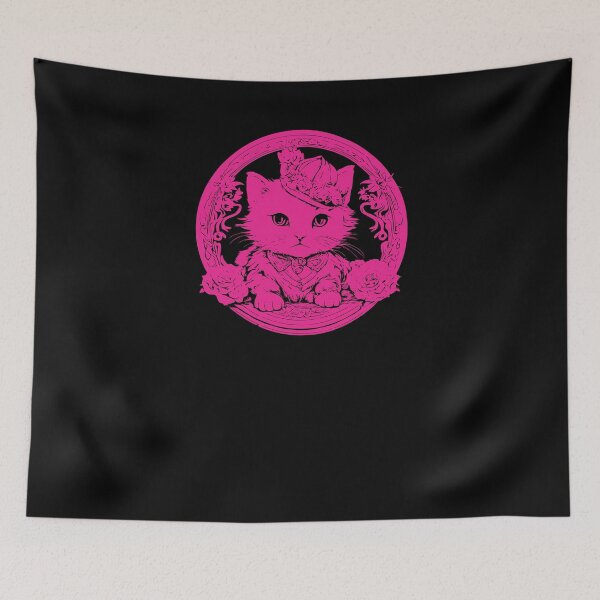 Item preview, Elegant Little Kitten - Pink designed and sold by Soulemotion.