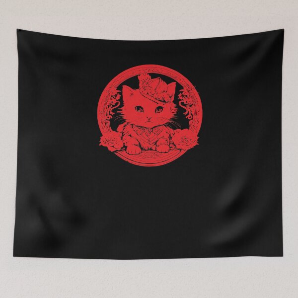 Item preview, Elegant Little Kitten - Red designed and sold by Soulemotion.