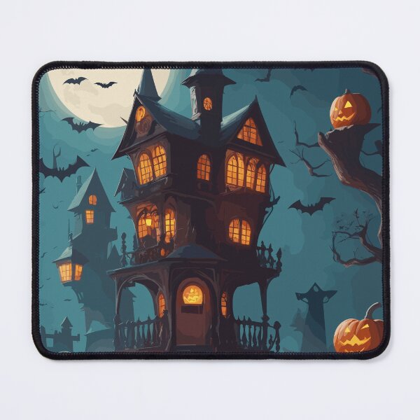 Item preview, Spooky Halloween house  designed and sold by PBDigitalHub.