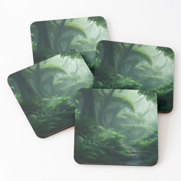 Item preview, Rainforest with lots of trees and branche designed and sold by m-y-A-I-A-R-T-.